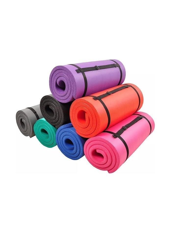 Generic Premium Yoga Mat Extra Thick 15mm - High Density Non-Slip Exercise Mat for Yoga, Pilates, Home & Gym Workouts  - Image 5