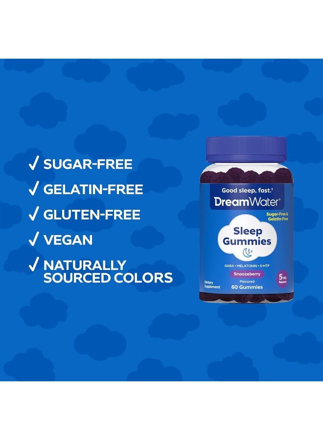 Dream Water Snoozeberry Sleep Gummies for Adults - Image 4