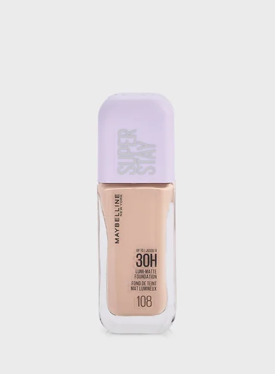 MAYBELLINE NEW YORK Super Stay Lumi-Matte Foundation 30hr Longwear 108