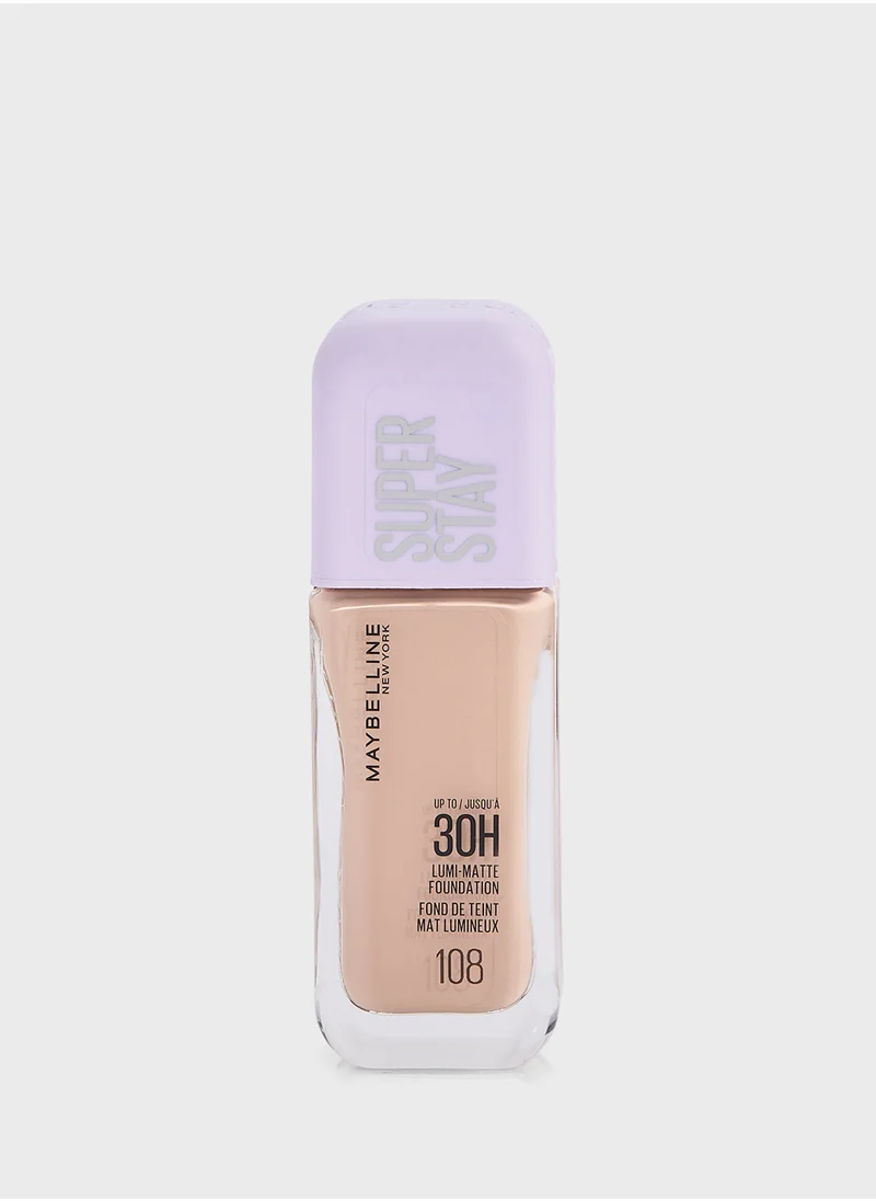 ميبلين نيويورك Super Stay Lumi-Matte Foundation 30hr Longwear 108