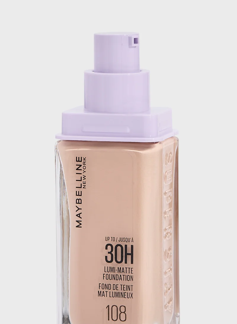 MAYBELLINE NEW YORK Super Stay Lumi-Matte Foundation 30hr Longwear 108