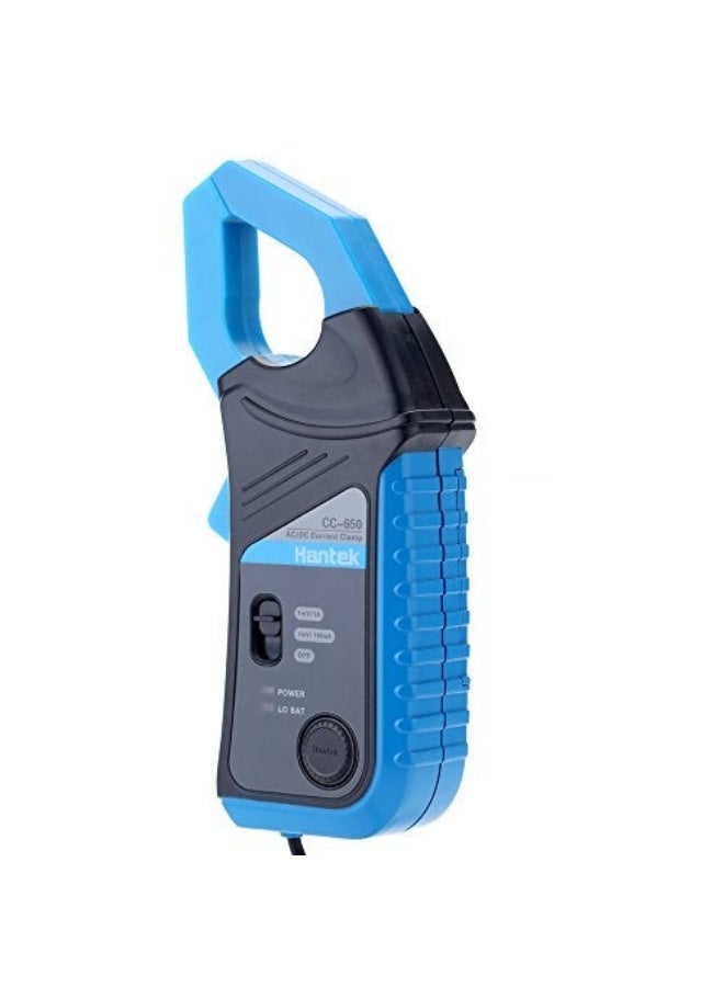 Hantek CC650 AC/DC Current Clamp 400Hz Bandwidth, 1mV/10mA, 650A Auto Oscilloscopes and DMMs, BNC Plug - Image 1