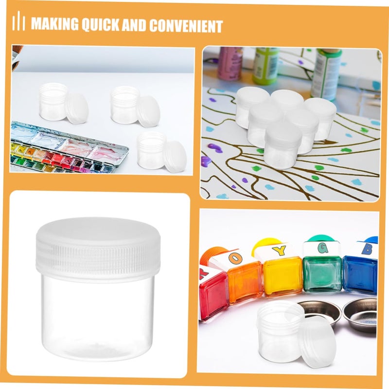 12 Pack Airtight Plastic Paint Cans With Lids For Art Crafts And Industrial Storage - Image 4