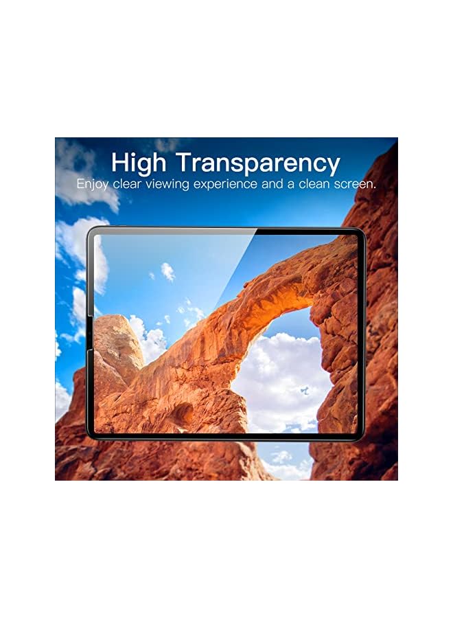 Jetech One Touch Screen Protector for iPad Pro 12.9-Inch (2022/2021/2020/2018 Model, 6th/5th/4th/3rd Generation), Tempered Glass Film with Auto-Alignment Frame, HD Clear - Image 5