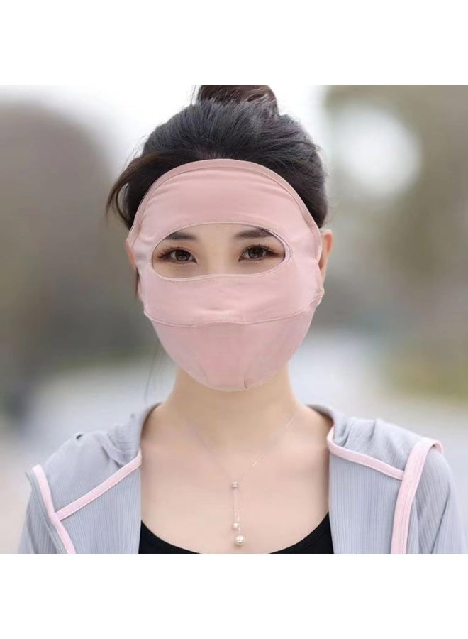 UV-Protective Face Mask (UPF 50+) — Breathable Design (with Air Vents) & Elastic Strap — Quick-Drying, Washable, and Reusable - Image 4