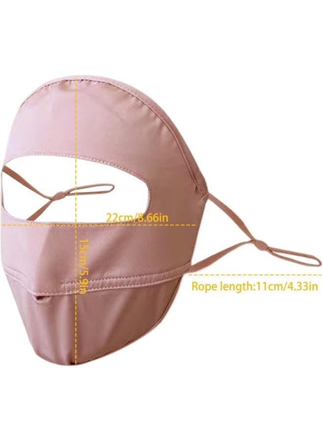 UV-Protective Face Mask (UPF 50+) — Breathable Design (with Air Vents) & Elastic Strap — Quick-Drying, Washable, and Reusable - Image 2