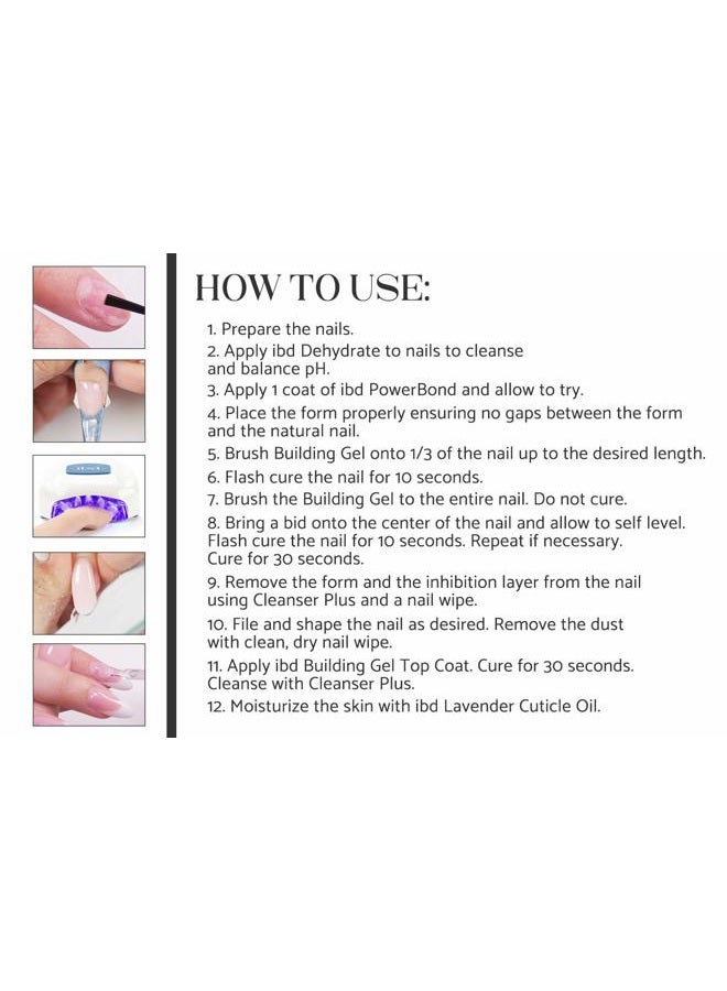 Ibd Building Gel, Hard Gel Nail Extension, Top Coat, 0.5 oz - Image 5