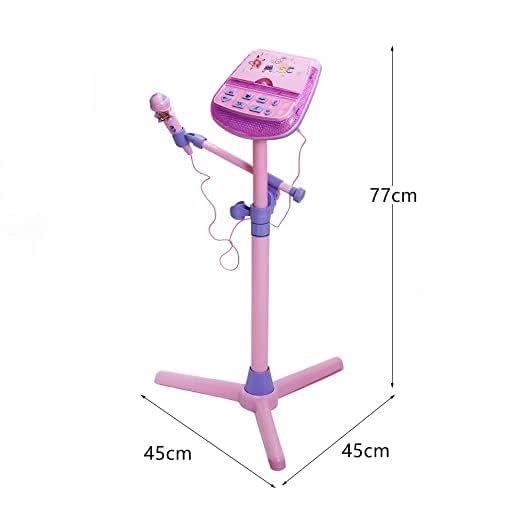 PN AVAN Musical Toy Karaoke Machine Set for Kids Adults, Mini Portable Blue-Tooth Karaoke Speaker with Wireless Microphone and Dynamic Lights Birthday Gift Home (Full Karaoke Set with Stand) - Image 5