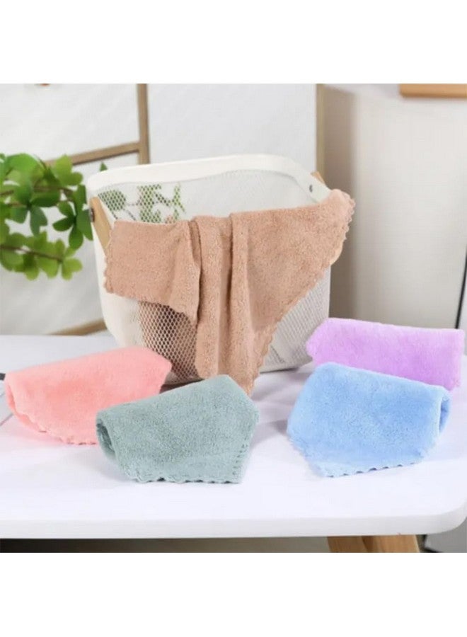 Timbuk2 Handkerchiefs Ultra Absorbent And Super Soft Microfiber Face Towels Baby Wash Cloth Multi Purpose Fingertip Towels Soft Face Cloth Newborn Babies,Women, Girls - Multicolour (24X24, 6) - Image 4