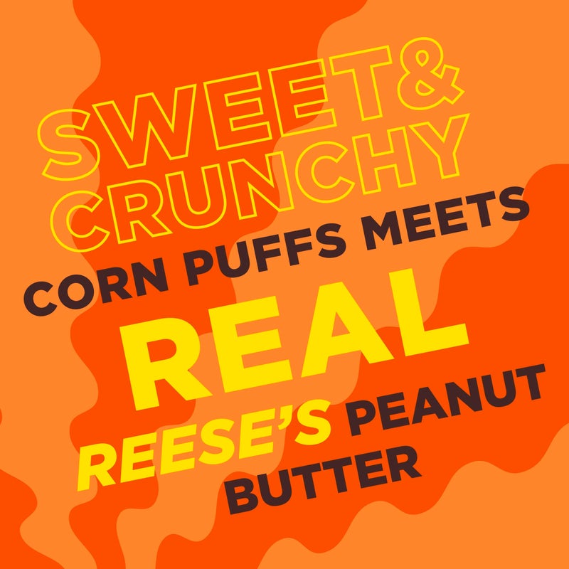 REESE'S PUFFS Peanut Butter Lovers Breakfast Cereal, Made with Whole Grain and Real REESE'S Peanut Butter, Family Size, 19.7 oz - Image 4