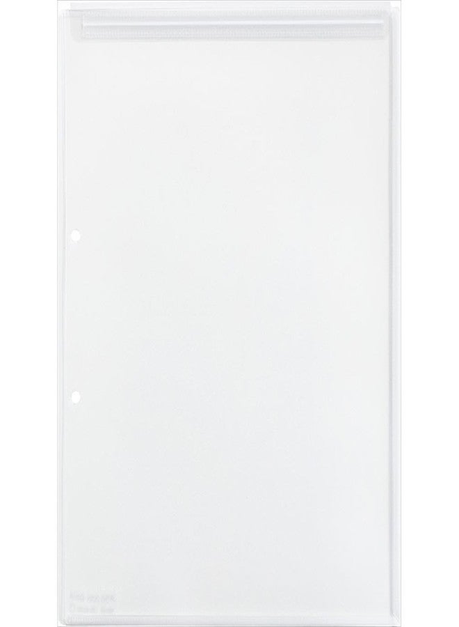 King Jim 787-10 King Holder, Envelope Type, Zipper Type, Gusset, A4, Milky White - Image 2