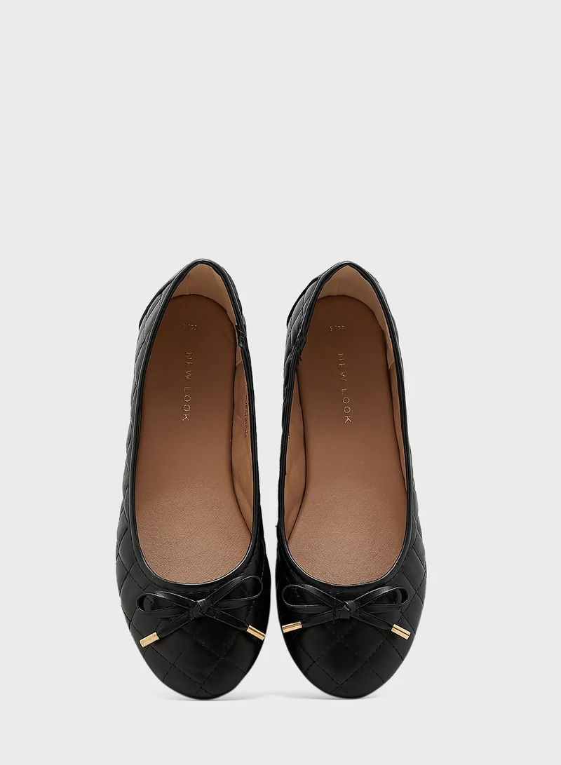 NEW LOOK Quilted Ballerinas