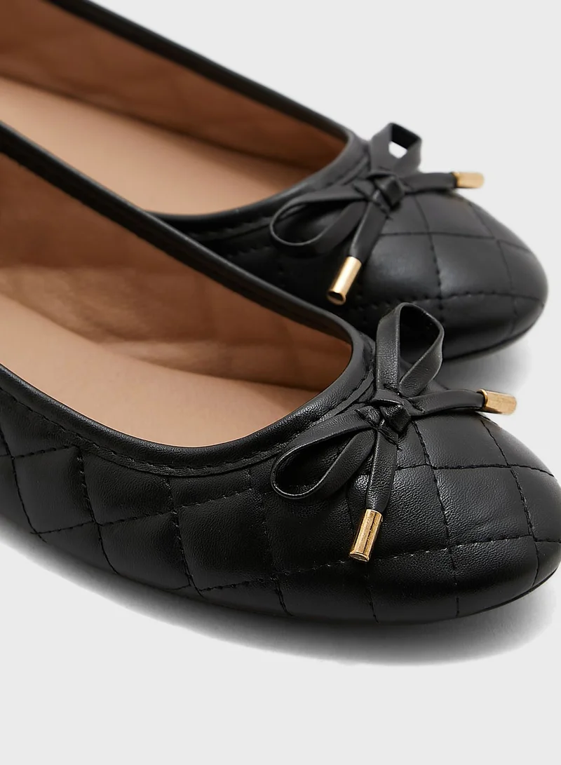 NEW LOOK Quilted Ballerinas