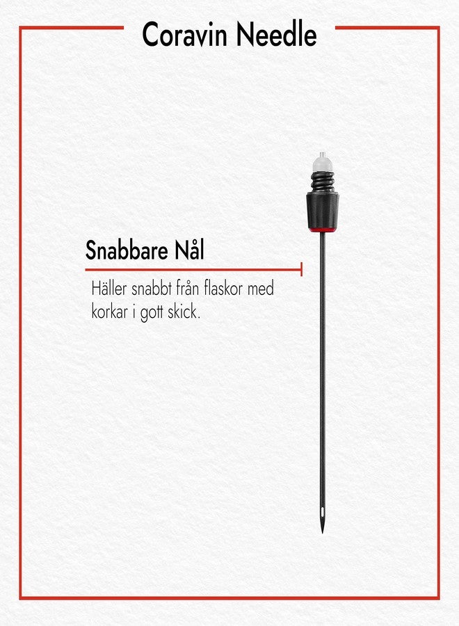 CORAVIN Timeless Fast Pour Needle - Preserve Wine for Years - Needle Replacement for Timeless Wine Preservation System - Pours 20% Faster - for by-The-Glass Wine Saver - Gift for Wine Lovers - Image 2