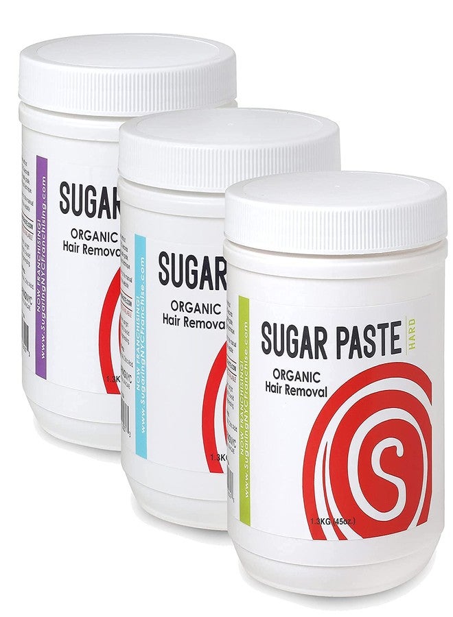 Sugaring NYC Paste Set - Soft, Medium, Hard Signature Organic Paste - Image 1