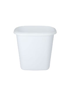 Rubbermaid Rectangular Shaped Trash Can White 6 L FG295300WHT  - Image 3