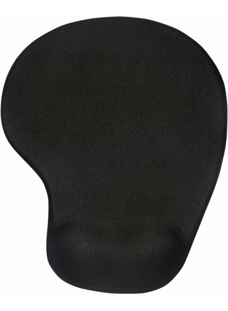 Mouse Pads with Comfortable and Cooling Gel Wrist Rest Support and Lycra Cloth|Mouse Pad with Wrist Support|Non-Slip PU Base|Durable and Washable for Easy Cleaning - Image 4