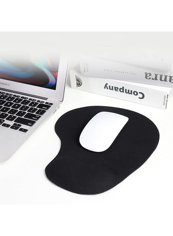 Mouse Pads with Comfortable and Cooling Gel Wrist Rest Support and Lycra Cloth|Mouse Pad with Wrist Support|Non-Slip PU Base|Durable and Washable for Easy Cleaning - Image 3