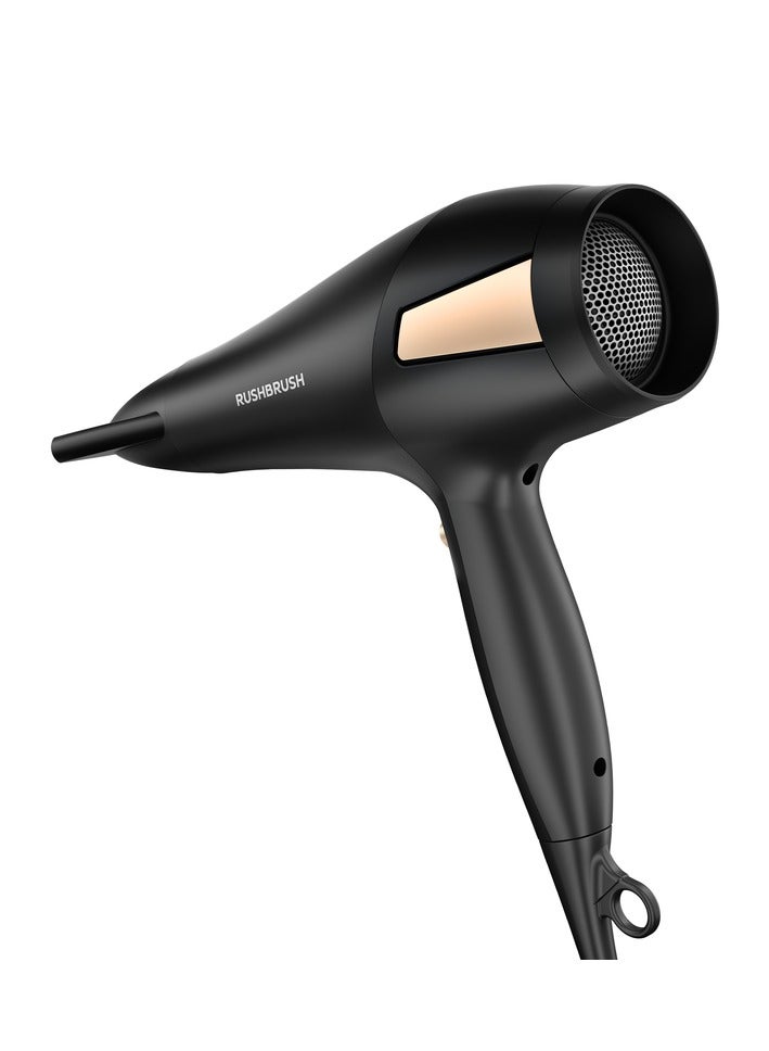 راش براش مجفف الشعر D2 PRO أسود بقوة 2500 وات - Image 2