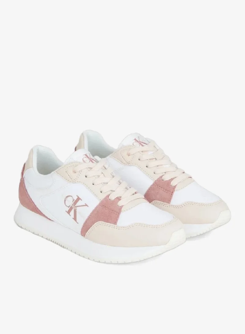 كالفن كلاين جينز حذاء رياضي من قماش الكانفاس