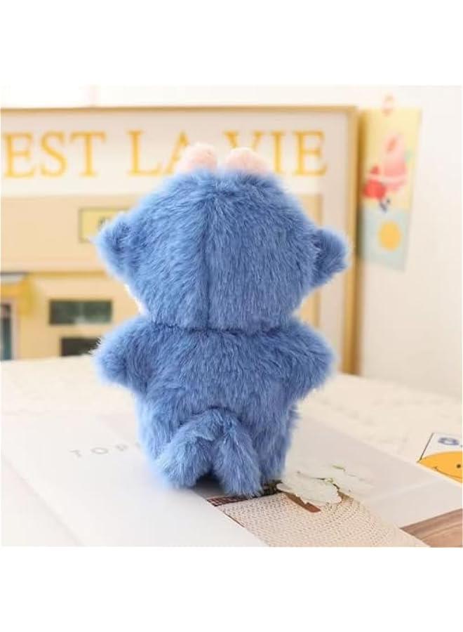 Clothes for Doll(NO Doll) - Brown Sweater Three-Piece Suit and Blue Shark Jumpsuit for 17cm Doll, Premium Outfit with Accessories, Stylish Clothes for Doll (Style A+Style B)  - Image 3