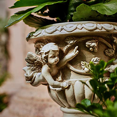 Floryden Cherub Angel Planters, Cherub Planter Flower Pots with Drain Hole for All House Plants, Patio Yard Decor, Polyresin, 8.46" H - Image 3