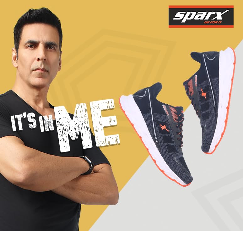 SPARX Sports Shoe SM-816 Black for Men - Image 3