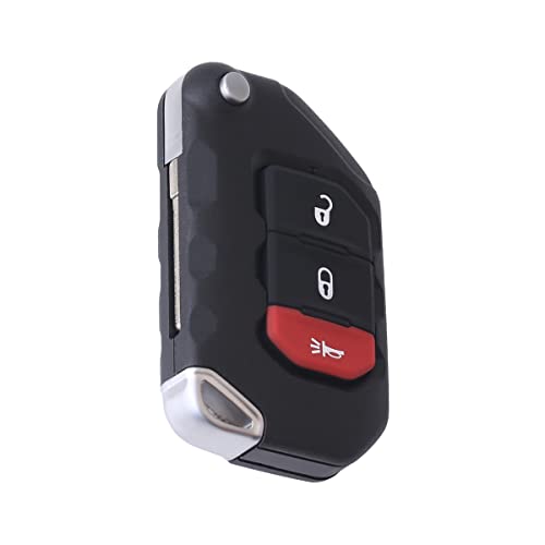 OCESTORE Car Key Fob Keyless Control Entry Remote 3 Button Vehicles Replacement Compatible with Wrangler Gladiator OHT1130261 68416782AA - Image 1