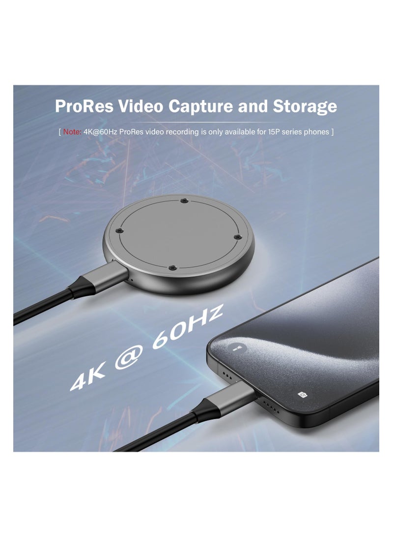 SYOSI Magnetic M.2 2230 2242 NVMe Enclosure, SSD to USB C Enclosure Compatible with Magsafe for iPhone 15 Pro Max ProRes, M.2 to USB SSD Reader M Key & B+M Key, Type C 10Gbps, Aluminum Alloy SSD Case - Image 4