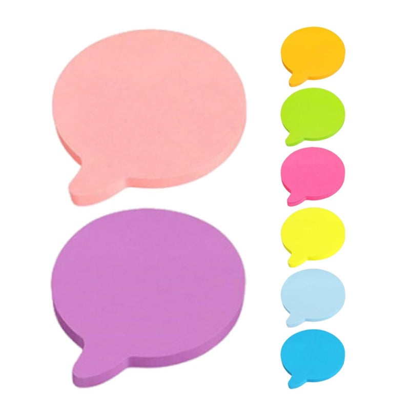 Colorful Reusable Self Adhesive Note Pads 8 Pack Mini Sticky Notes for Office Home School - Image 2