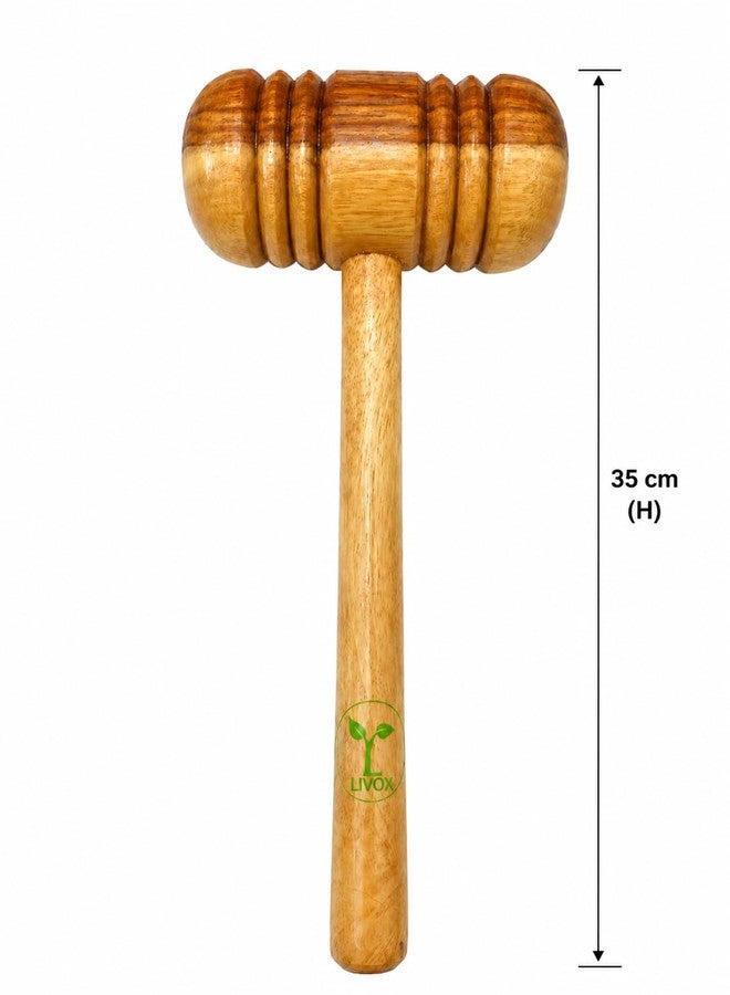Livox Cricket Bat Knocking Hammer Combo with Wooden Grip Cone and Premium Bat Grip for Bat Preparation - Image 5