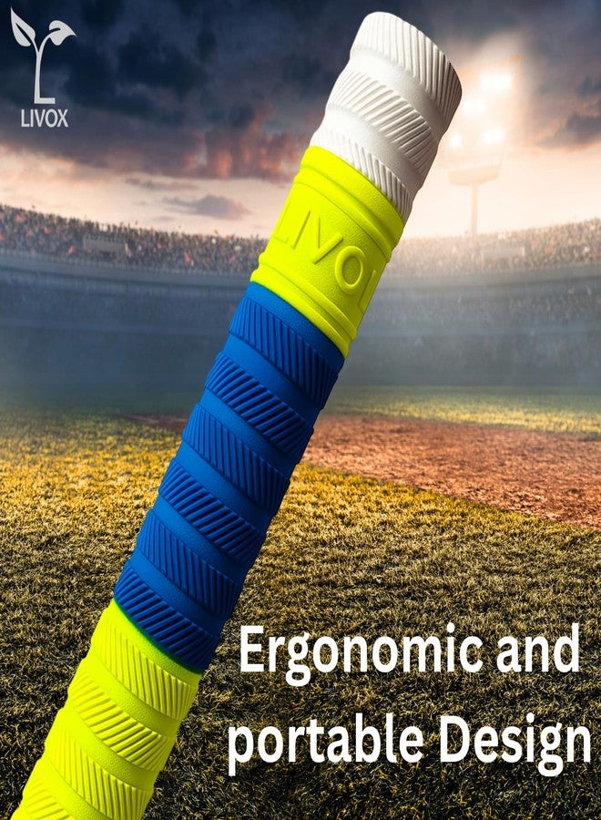 Livox Cricket Bat Knocking Hammer Combo with Wooden Grip Cone and Premium Bat Grip for Bat Preparation - Image 2