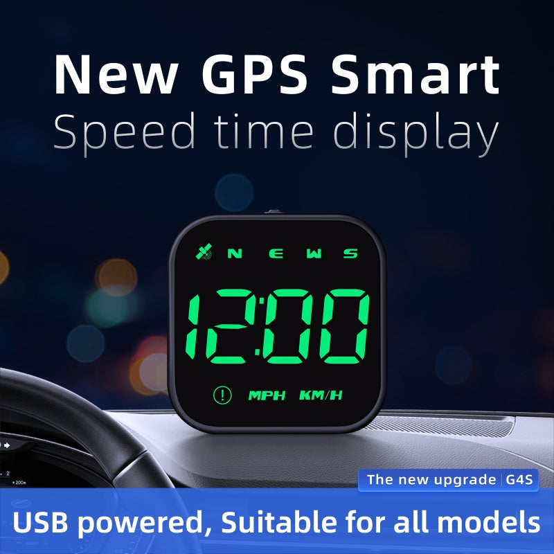 مرشح سرعة GPS وعرض رأسي للركوب وعرض اتجاه القيادة وعرض الوقت وإنذار التجاوز للسرعة وإنذار القيادة بالتعب - Image 4