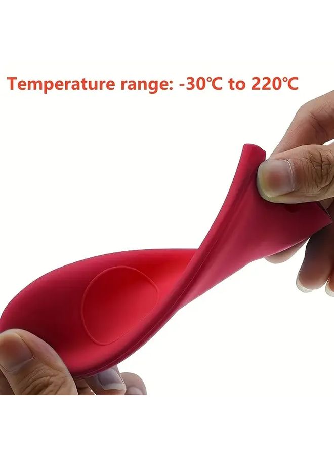 Non Slip Heat Resistant Silicone Handle Cover Pan Pot Burn Protector Random Color - Image 4