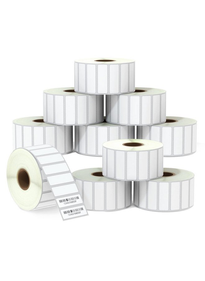 BETCKEY - 1.5 X 0.5 (38 Mm X 13 Mm) File Folder & Address Labels Compatible With Zebra & Rollo Label Printerpremium Adhesive & Perforated [10 Rolls 23500 Labels] - Image 1