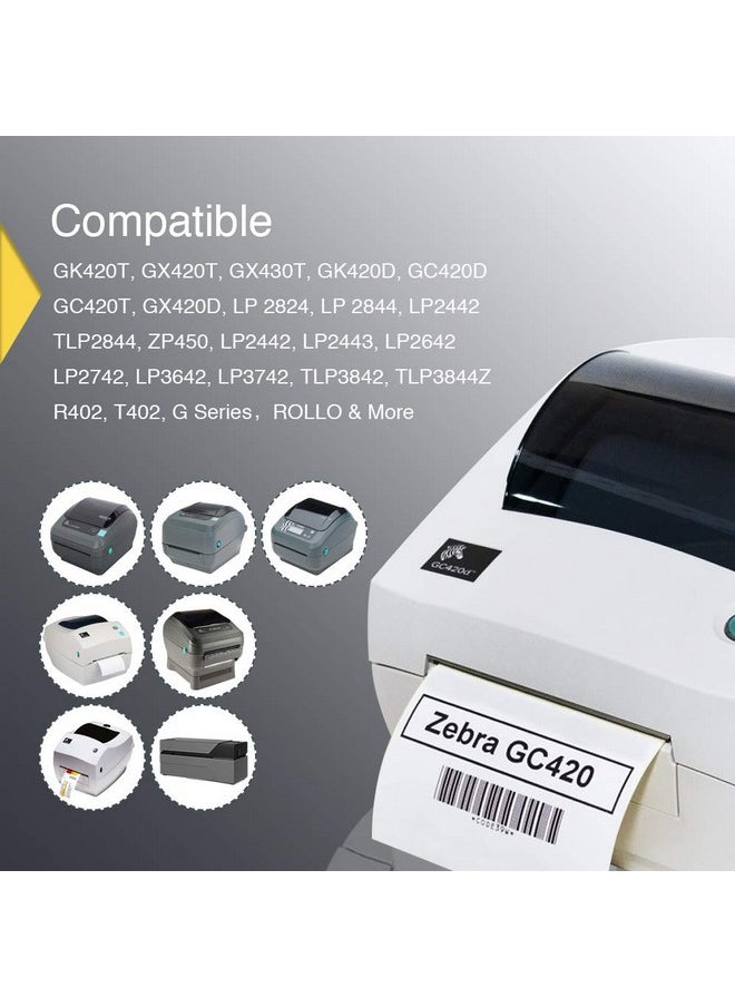 BETCKEY - 1.5 X 0.5 (38 Mm X 13 Mm) File Folder & Address Labels Compatible With Zebra & Rollo Label Printerpremium Adhesive & Perforated [10 Rolls 23500 Labels] - Image 1