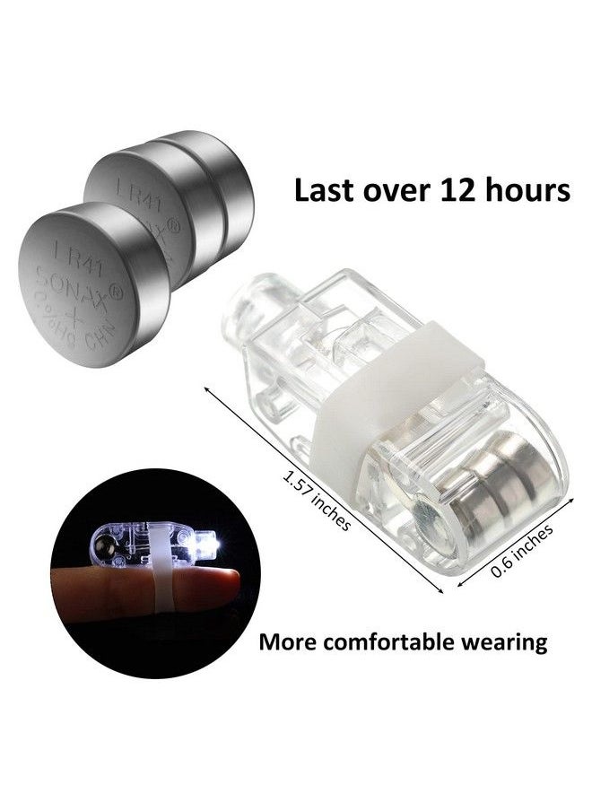 Generic - 200 Pcs Led Finger Lights Mini Finger Flashlights For Kids Glow In The Dark Party Supplies Light Up Ring Lights Toys Neon Party Favors For Wedding Kids Birthday,Red Green Blue White - Image 1