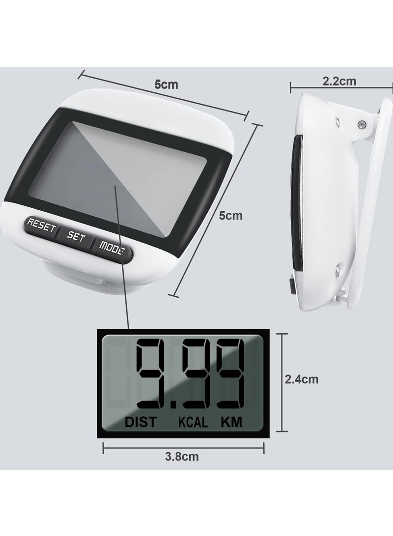 KASTWAVE Portable Step Counter Pedometer - Walking, Distance, Calories & Fitness Tracker for Men, Women, and Kids - Image 3