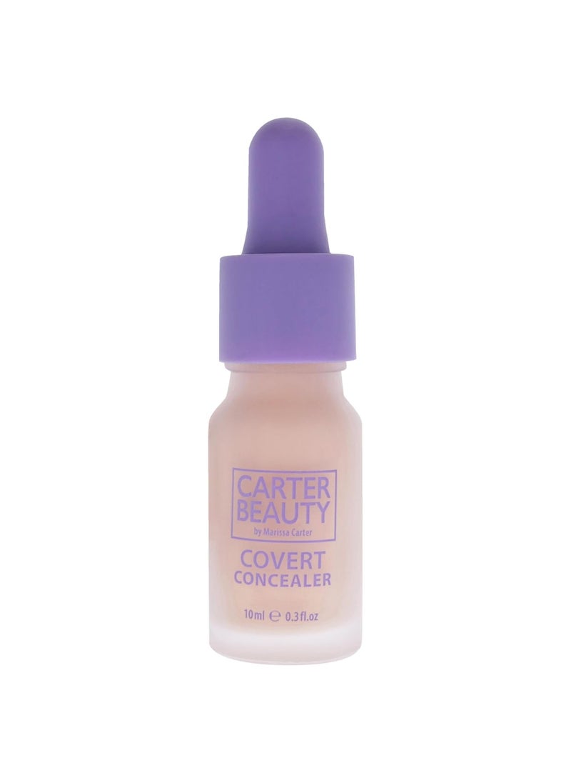 Carter Beauty - Carter Beauty By Marissa Carter Covert Brightening Concealer - Creamy- Instant Undereye Brightener and Redness Corrector - Vegan, Cruelty Free, Unscented - Meringue - 0.3 OZ - Image 1