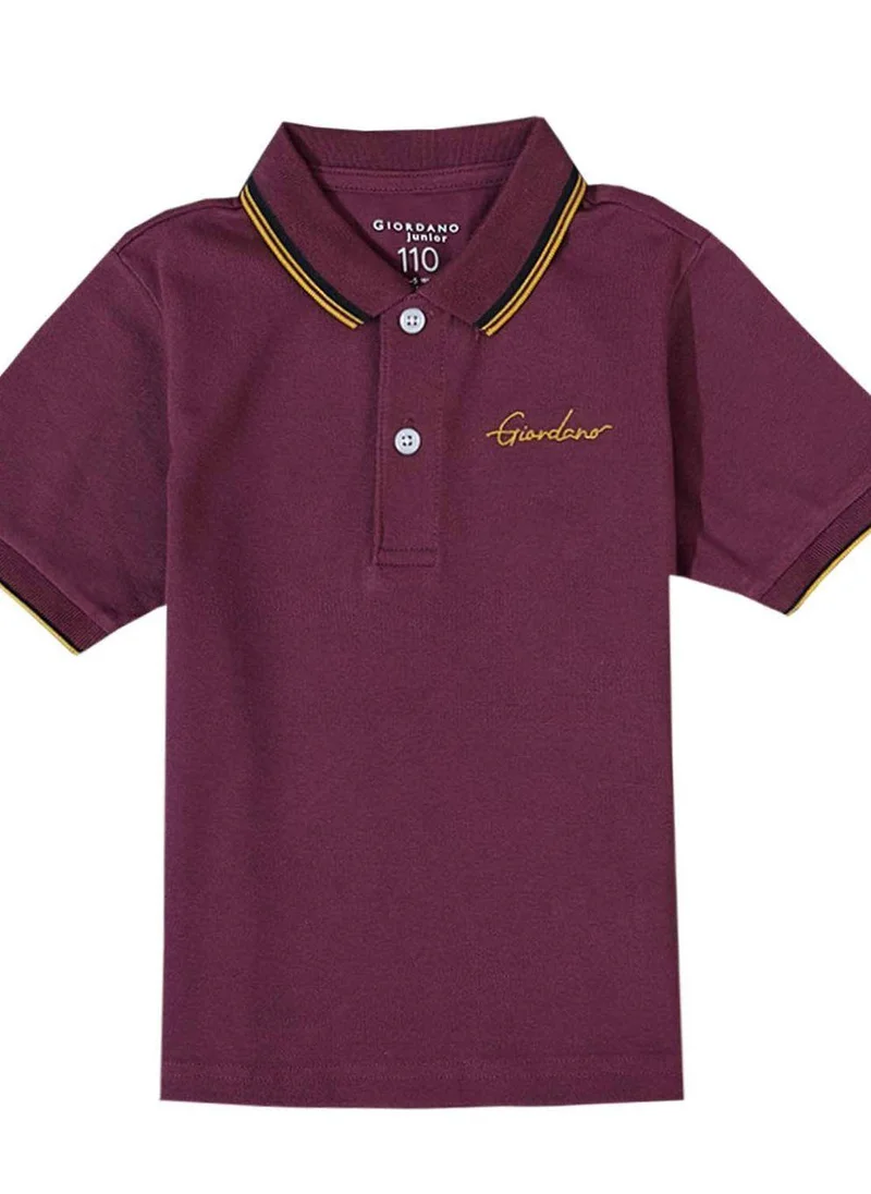 GIORDANO Junior Solid Color Polo