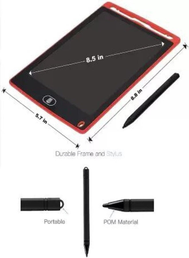 VICORP Writing Pad | LCD Digital Magic Slate Board for Kids | 8.5 Inch Reusable & Erasable Tablet | Doodle, Drawing & Learning Board | Eco-Friendly & Paperless - Image 2