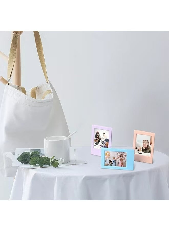 X-level 8 Colors Pack Picture Frame for Fujifilm Instant Film Cameras Instax Mini 12/11/9/8/7+/EVO Colorful Polaroid 2x3 Frame Tabletop Pictures Frames Camera & Photo Accessory Bundles - Image 2