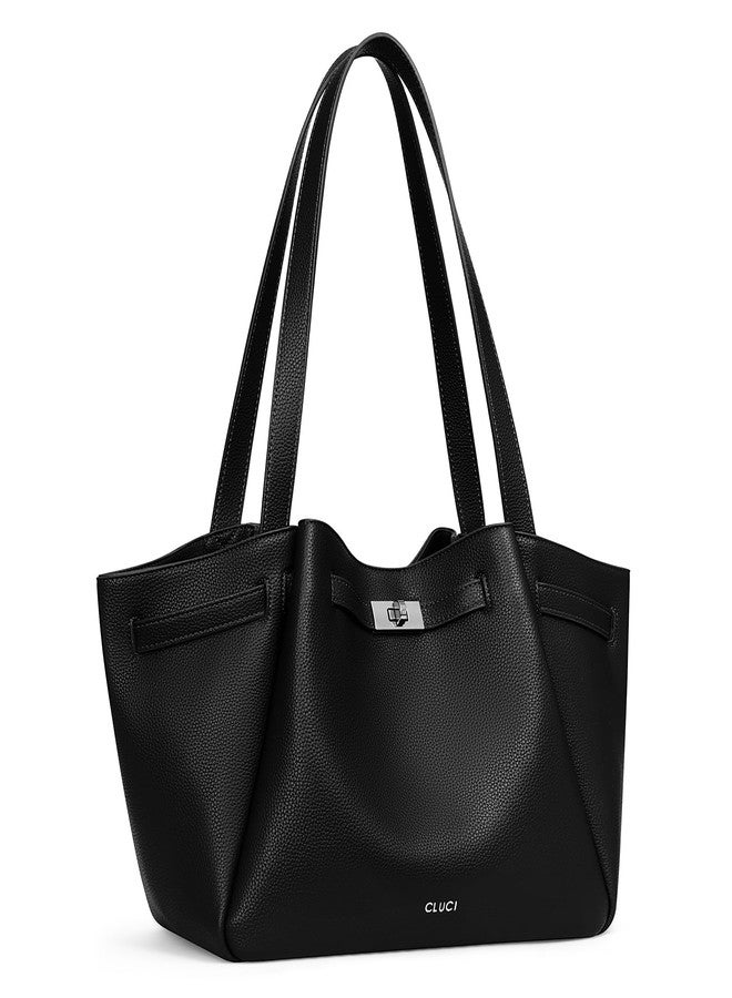 CLUCI Large Purses for Women, Lightweight Vegan Leather Hobo Bags, Commuting Tote Handbag With RFID Blocking - Image 1