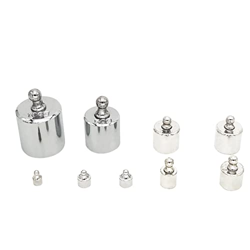 Smoostart 17 Pcs Calibration Weights Set, 10mg-100g Grams Weights Calibration, Precision Stainless Steel Calibration Weight Kit, Scale Calibration Weight Kit for Digital Balance Scale, Jewellery Scale - Image 3