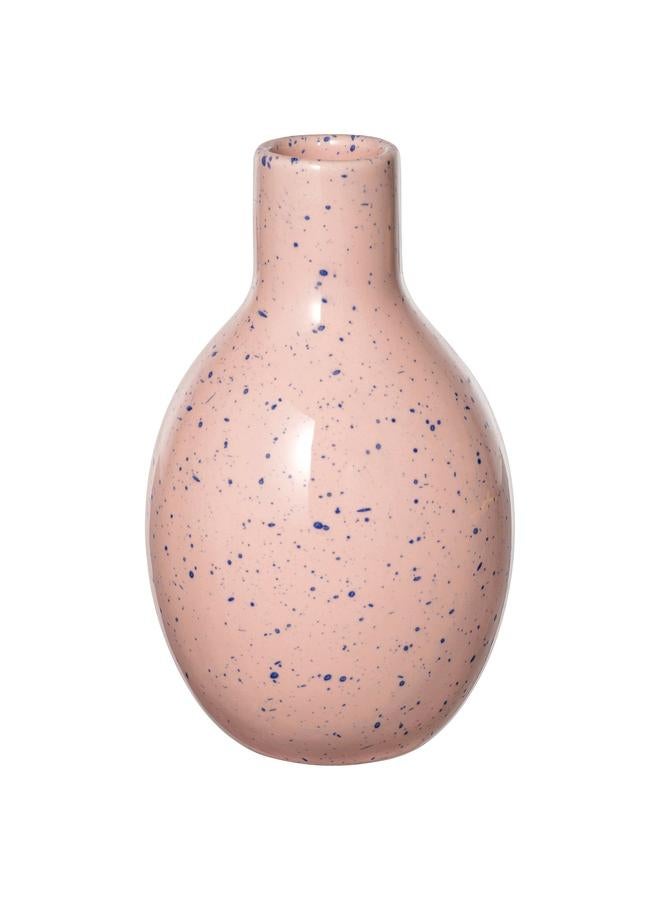 Green Tiger Vase, Pale Pink/Blue, 16 Cm - Image 1
