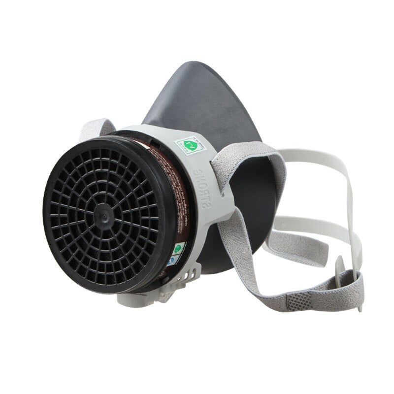 Strong Gas Mask: Malaysia Imported Natural Rubber, Elastic Band & Headband, Buckle Filter Cartridge - Easy Assembly, Reduced Breathing Resistance, Respiratory Protection for Industrial Safety, Emergency Use - Image 2