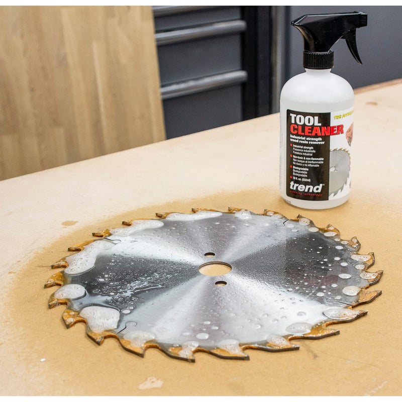 Trend Tool & Bit Cleaner: Industrial Strength Wood & Resin Remover, 18 fl oz, CLEAN/500 - Image 2