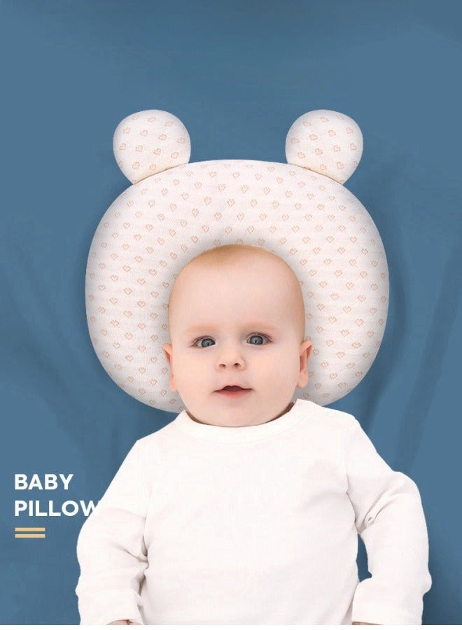 Baby Pillows for Newborn Sleeping(0-12months) Prevent Flat Head Nursery Head Shaping Infant Unisex Latex Pillow Head Protection Support - Image 3