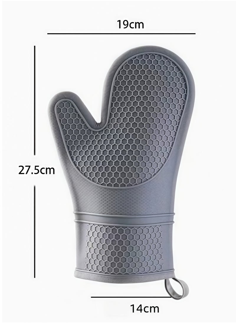 Generic - Anti-scalding heat insulation gloves kitchen silicone honeycomb silicone anti-scalding gloves kitchen baking special oven anti-scalding heat insulation gloves kitchen supplies - Image 1