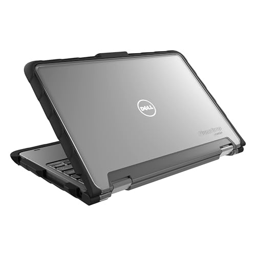Gumdrop Cases Gumdrop DropTech Laptop Case Fits Dell Latitude 3190 11 inch 2in1. Designed for K-12 Students, Teachers and Classrooms – Drop Tested, Rugged, Shockproof Bumpers for Reliable Device Protection – Black - Image 1